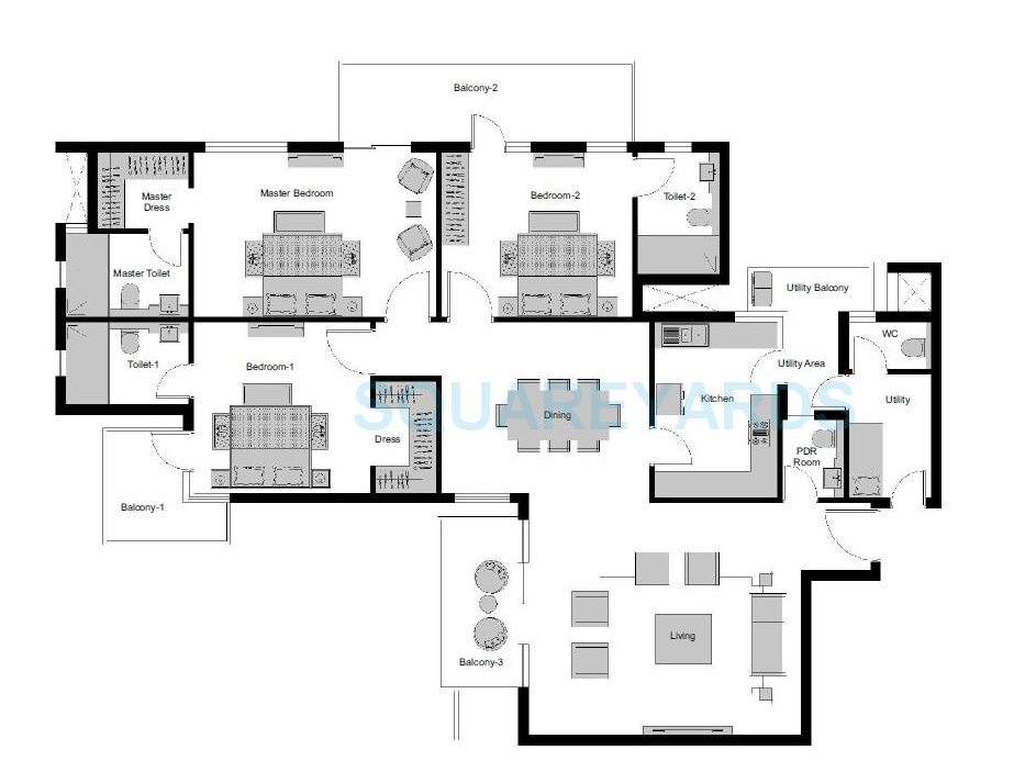 Experion Windchants — floor plan 3