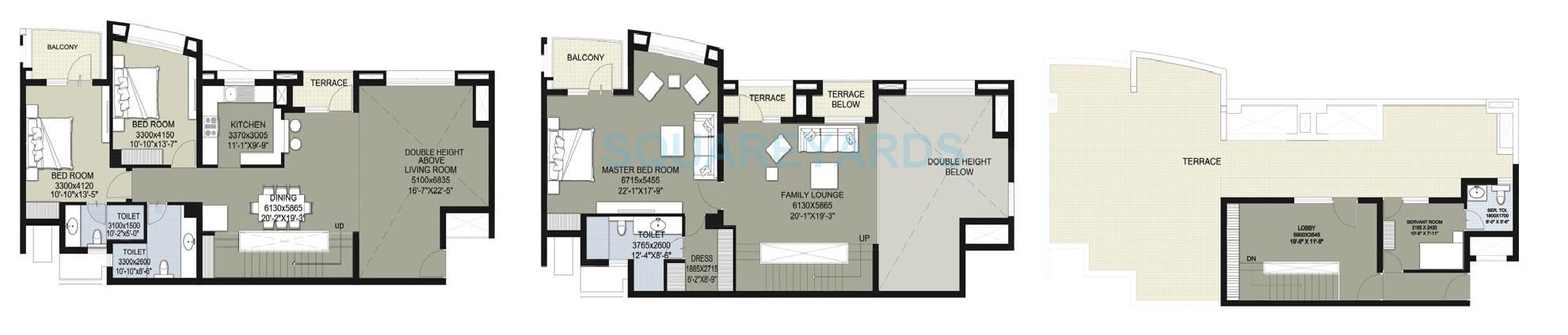 Raheja Vedaanta — floor plan 9