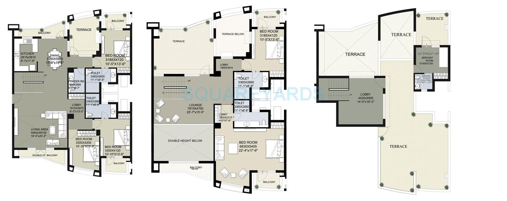 Raheja Vedaanta — floor plan 11