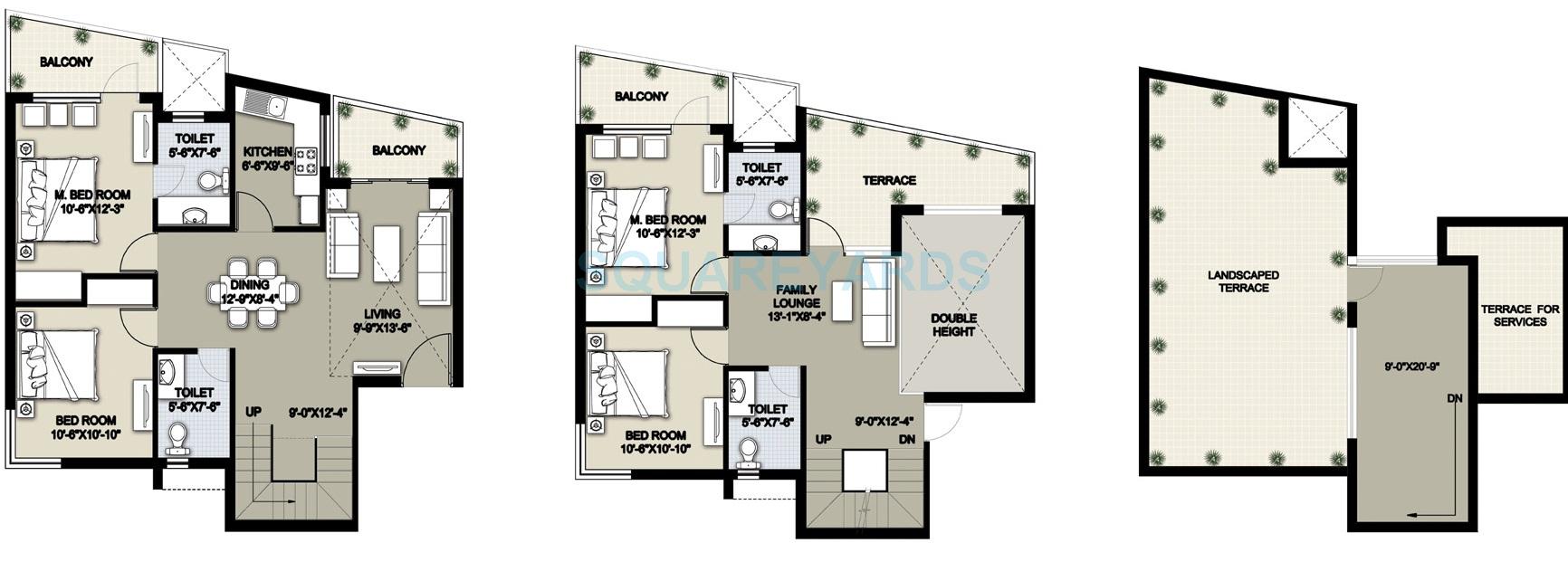 Raheja Shilas — floor plan 2