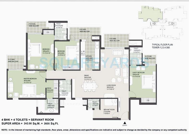 Satya The Hermitage — floor plan 7