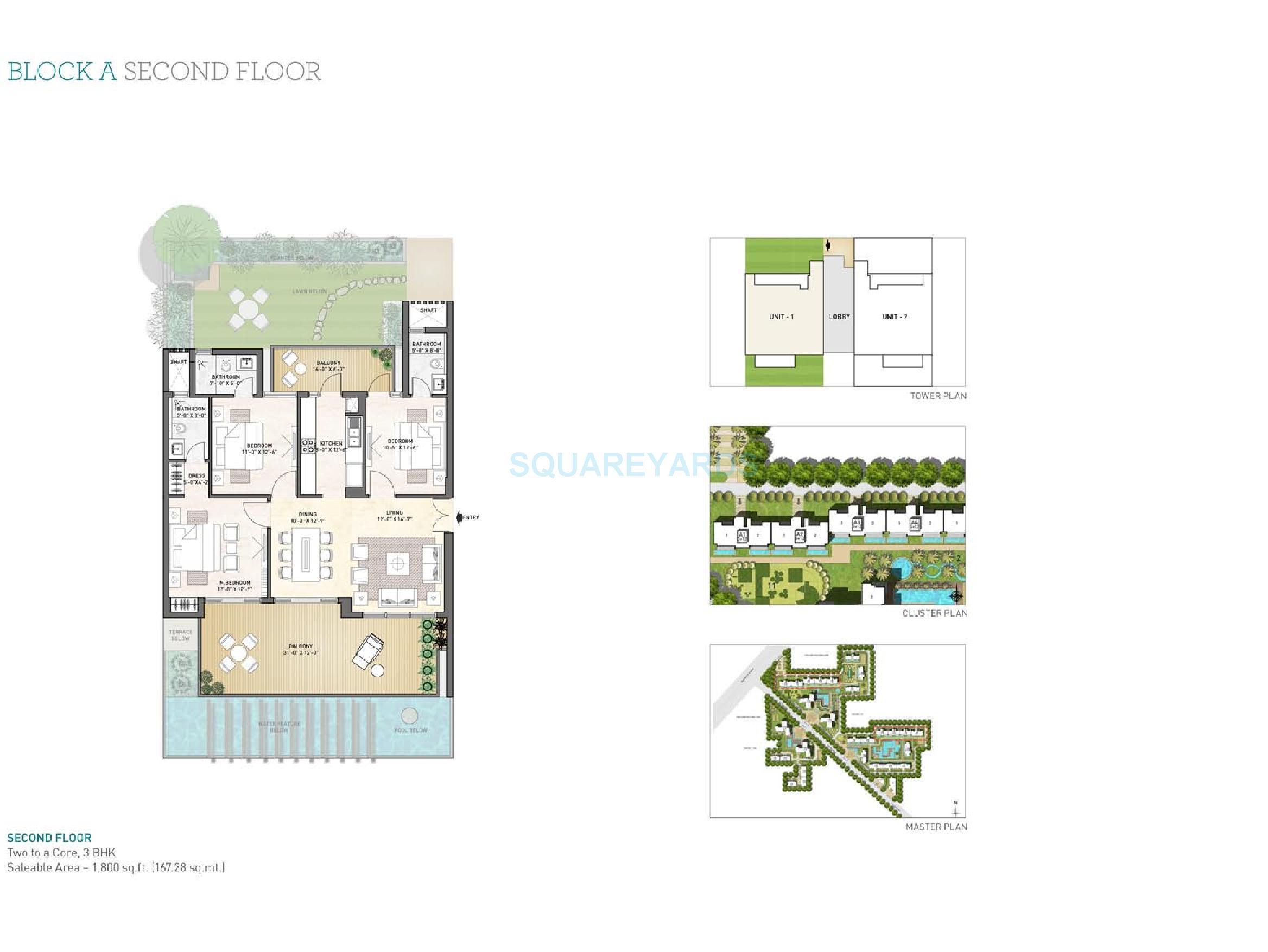 Puri Diplomatic Greens Phase I — floor plan 2