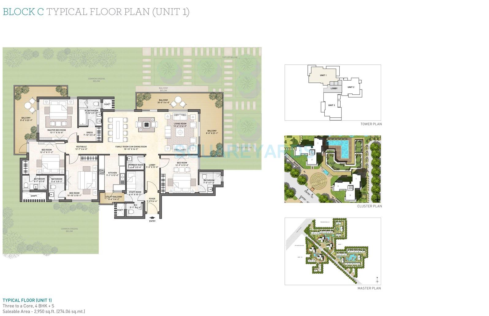 Puri Diplomatic Greens Phase I — floor plan 5
