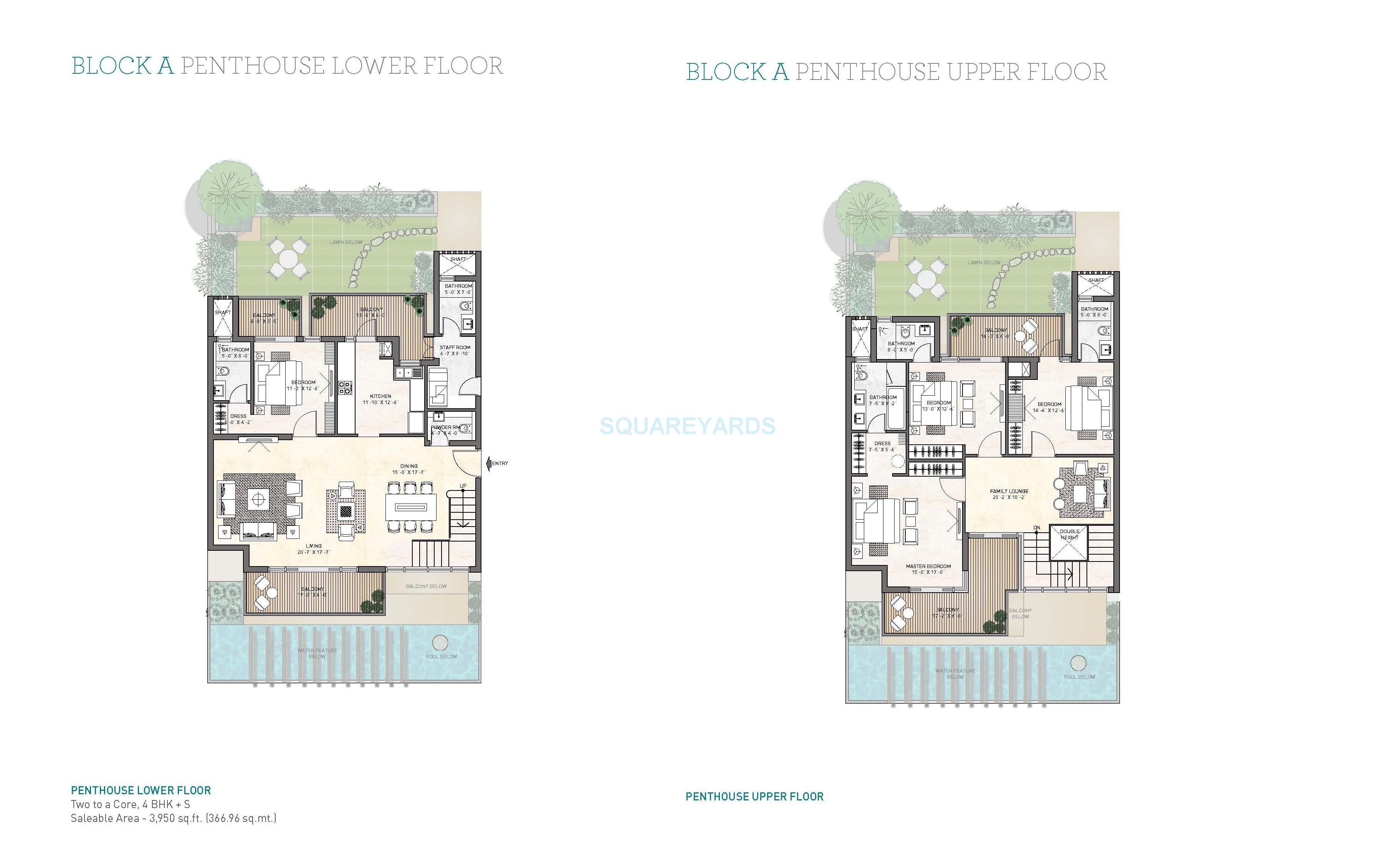 Puri Diplomatic Greens Phase I — floor plan 7