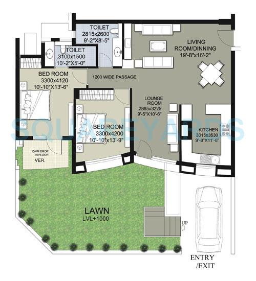 Raheja Vedas — floor plan 4