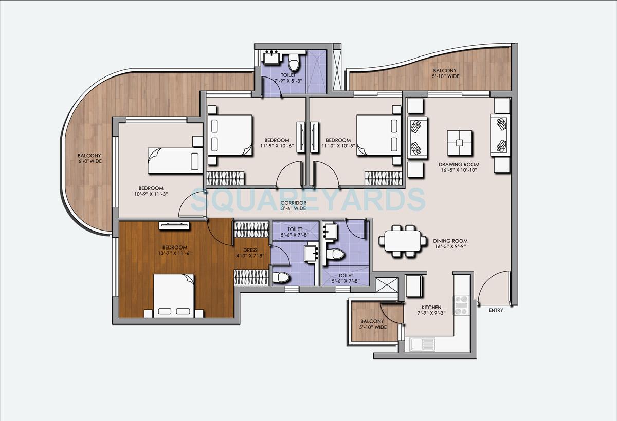 BPTP Terra — floor plan 5