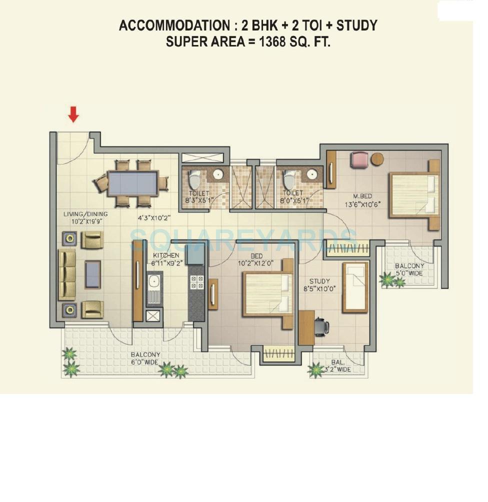 Corona Optus — floor plan 2