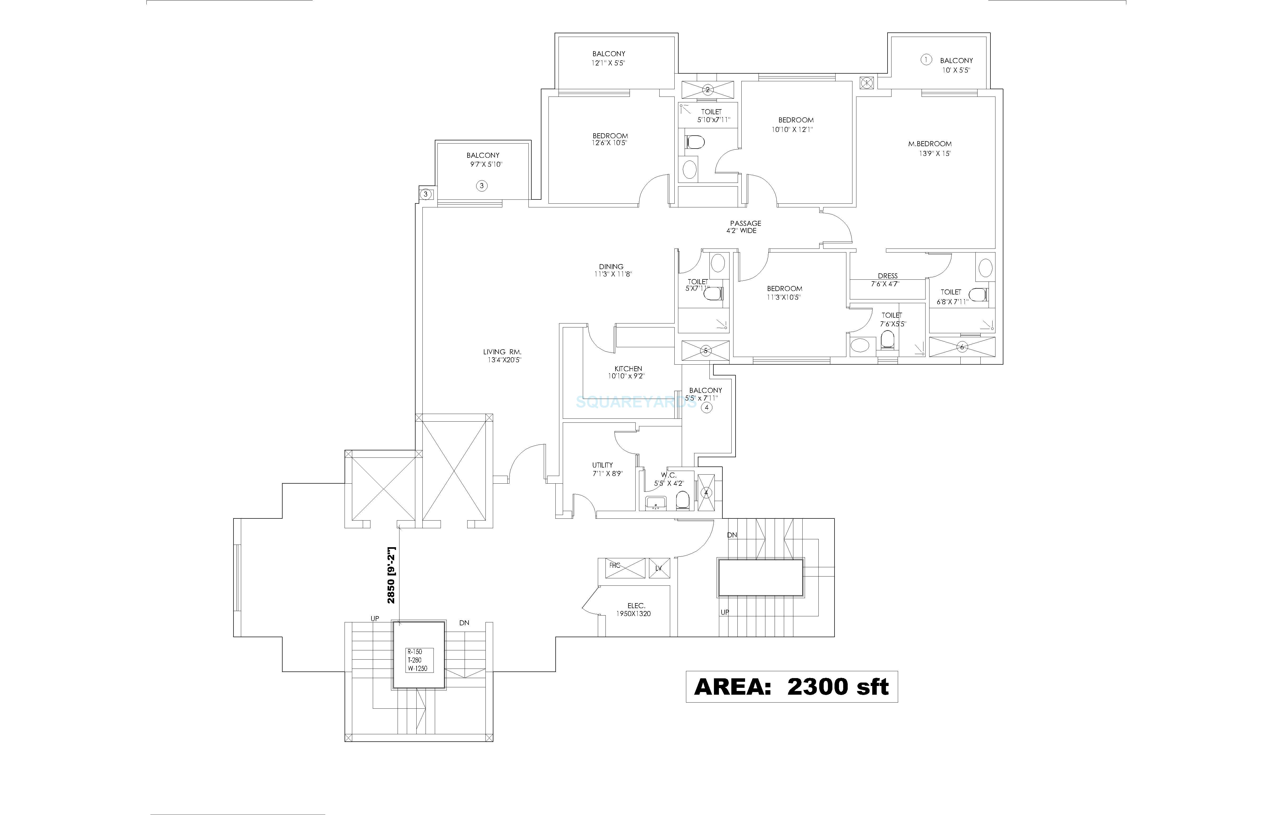 Mahindra Aura — floor plan 3
