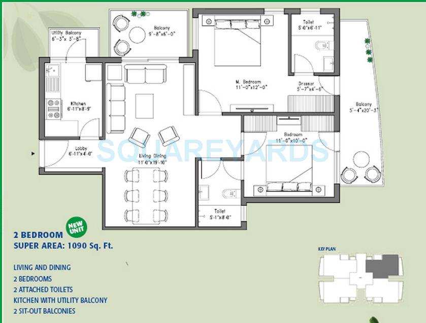 ILD Greens — floor plan 1
