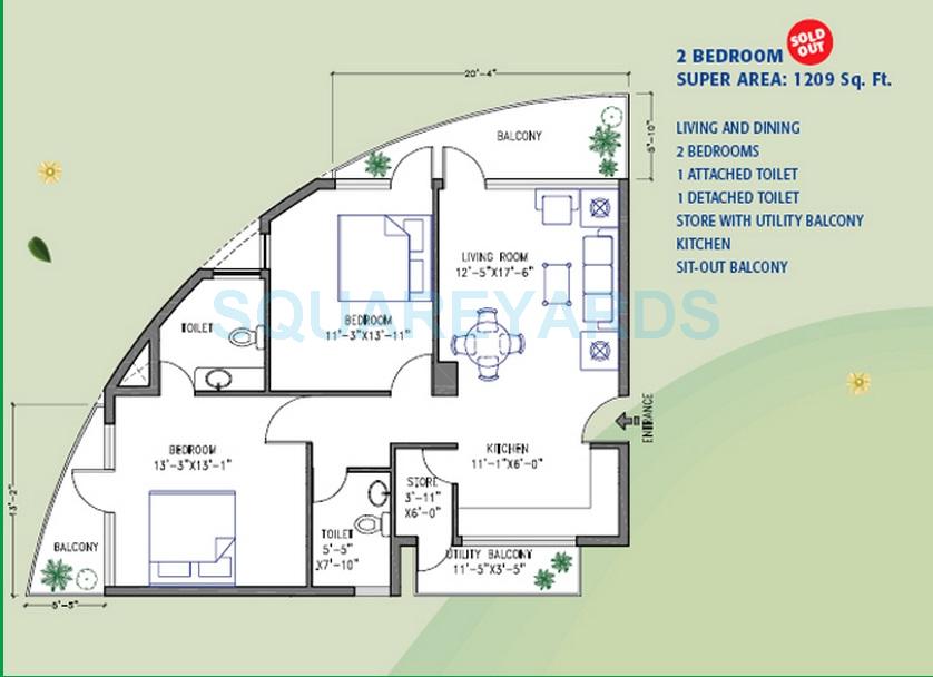 ILD Greens — floor plan 2