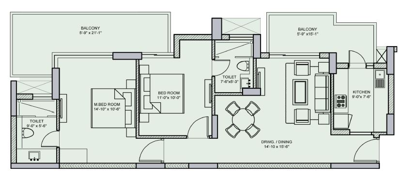 ILD Greens — floor plan 3