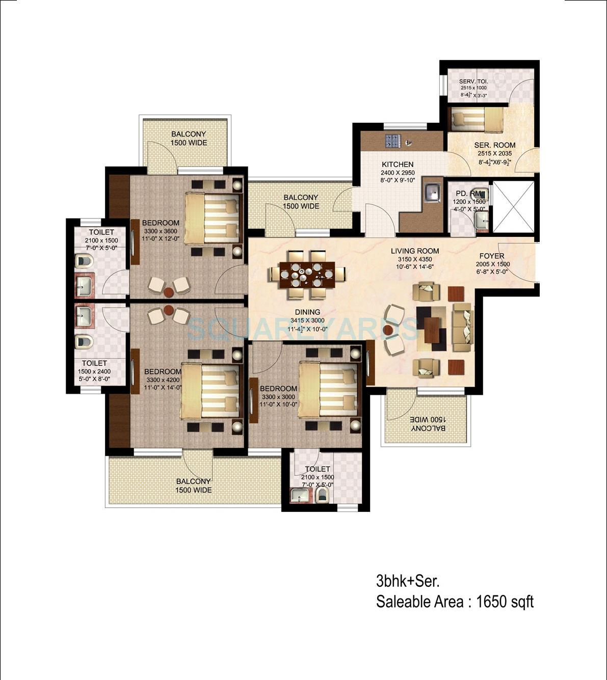 Imperia Esfera — floor plan 3