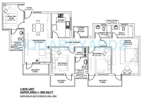 Piedmont Taksila Heights — floor plan 6