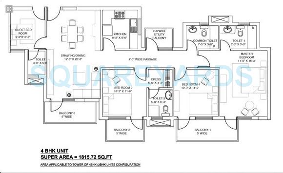 Piedmont Taksila Heights — floor plan 7