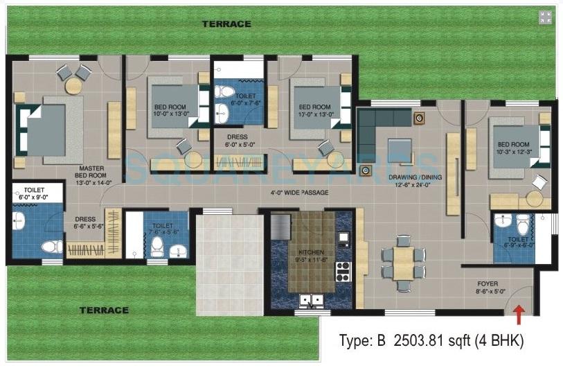 Piedmont Taksila Heights — floor plan 8