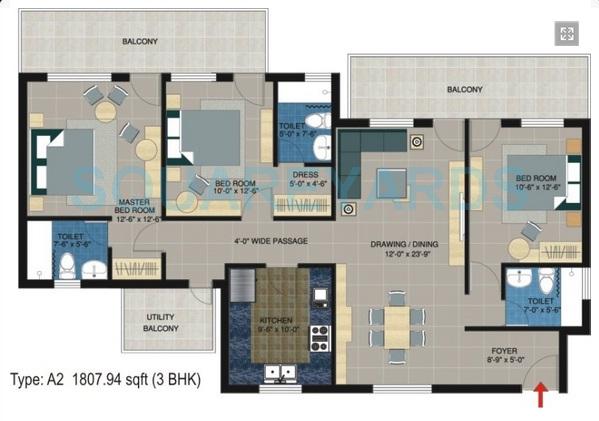Piedmont Taksila Heights — floor plan 5