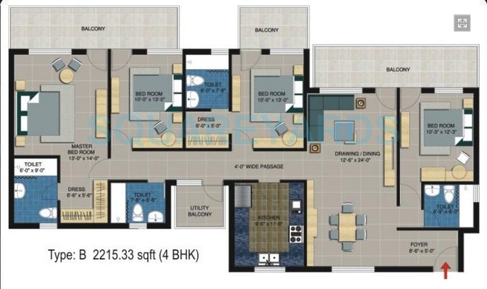 Piedmont Taksila Heights — floor plan 10