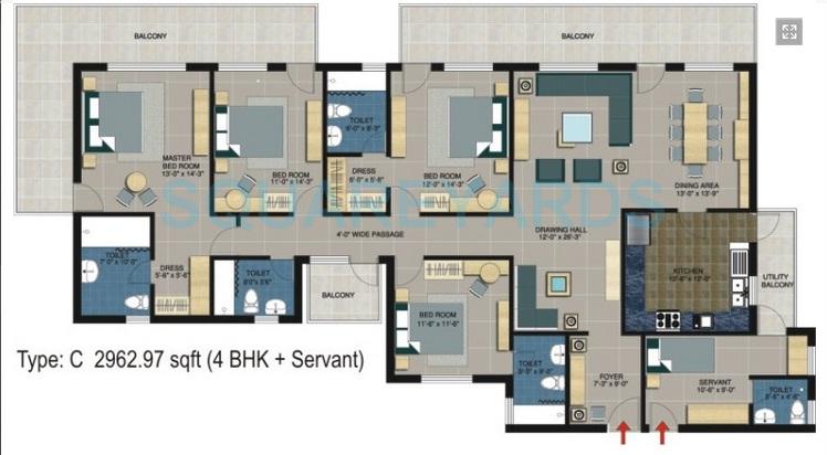 Piedmont Taksila Heights — floor plan 11