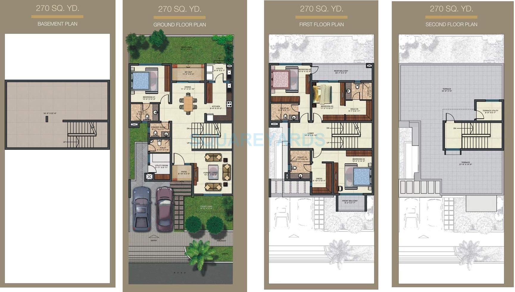 Sobha International City Phase 1 — floor plan 2