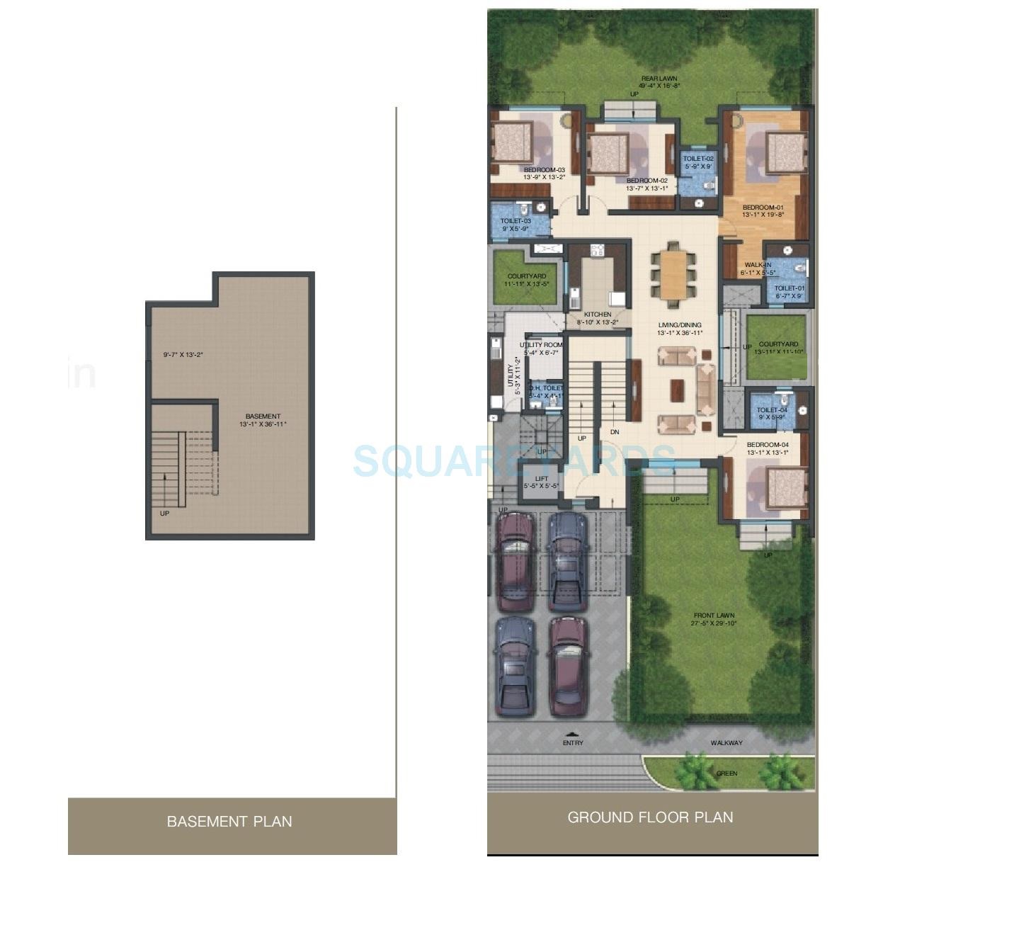 Sobha International City Phase 2 — floor plan 1