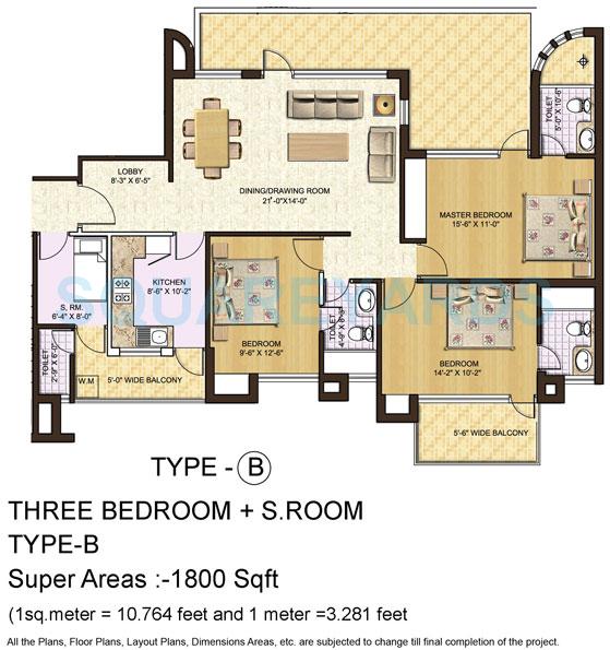 Spaze Privy — floor plan 3