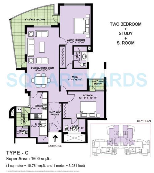 Spaze Privy — floor plan 1