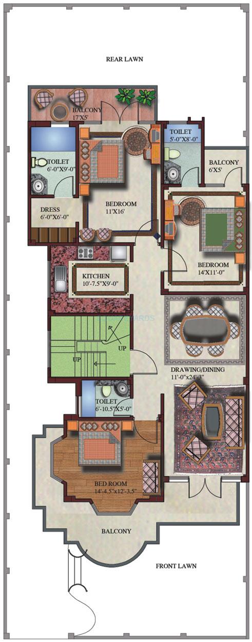 SS The Palladians — floor plan 1