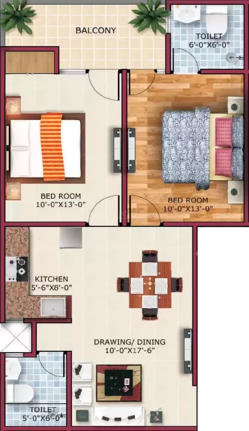A V Vihaan Galaxy — floor plan 1