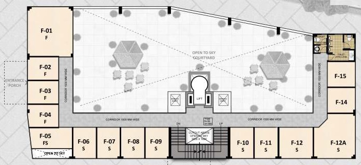 KW Blue Pearl — floor plan 1
