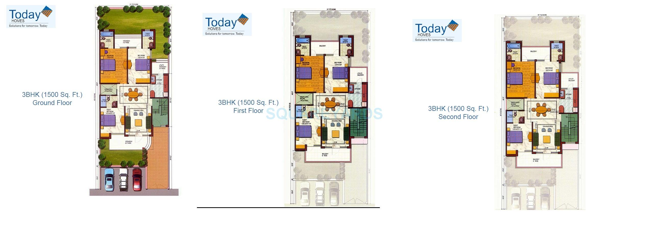 Today Blossoms I — floor plan 1