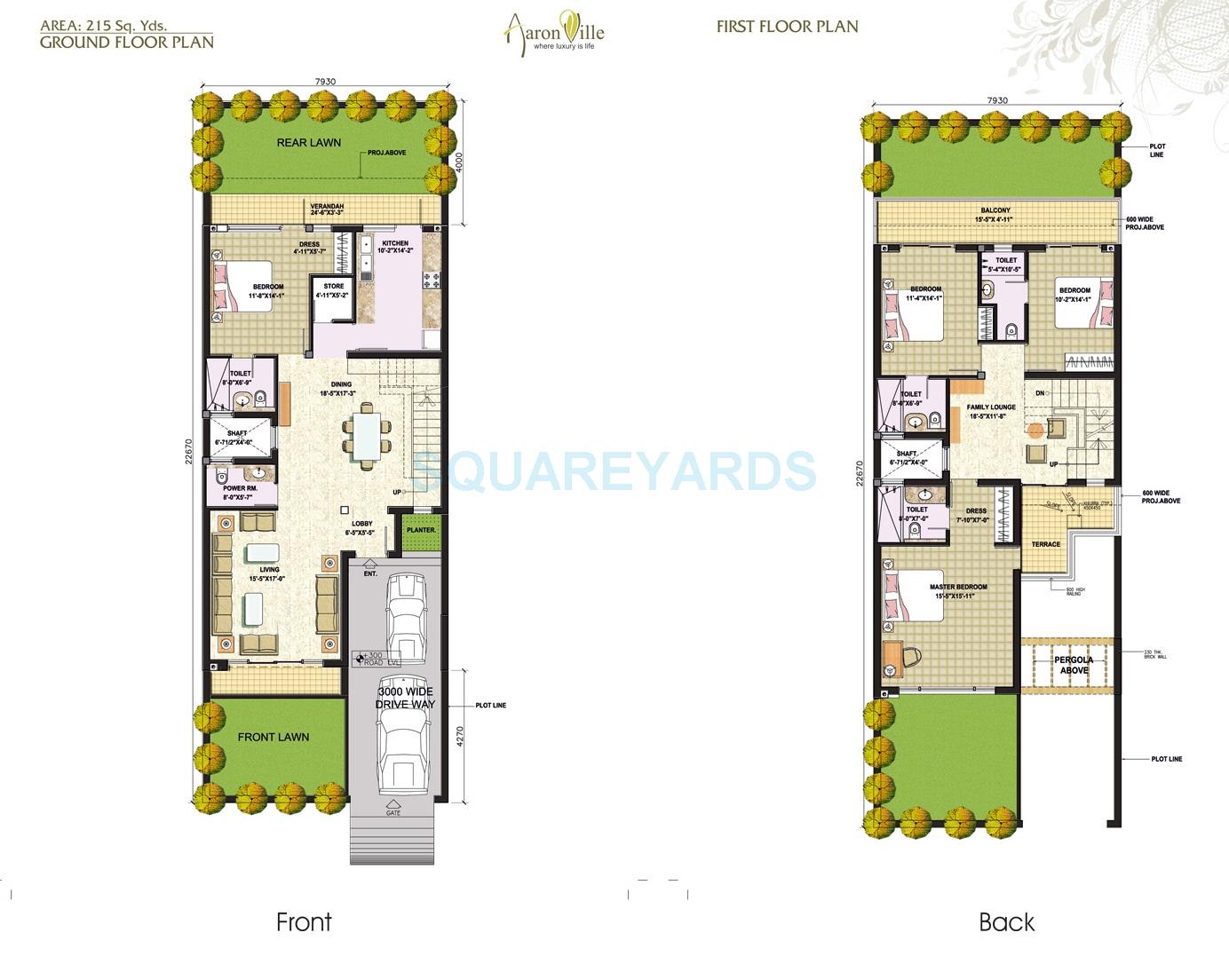 SS Aaron Ville — floor plan 3