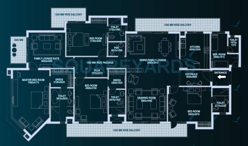 Bestech Park View Spa — floor plan 2