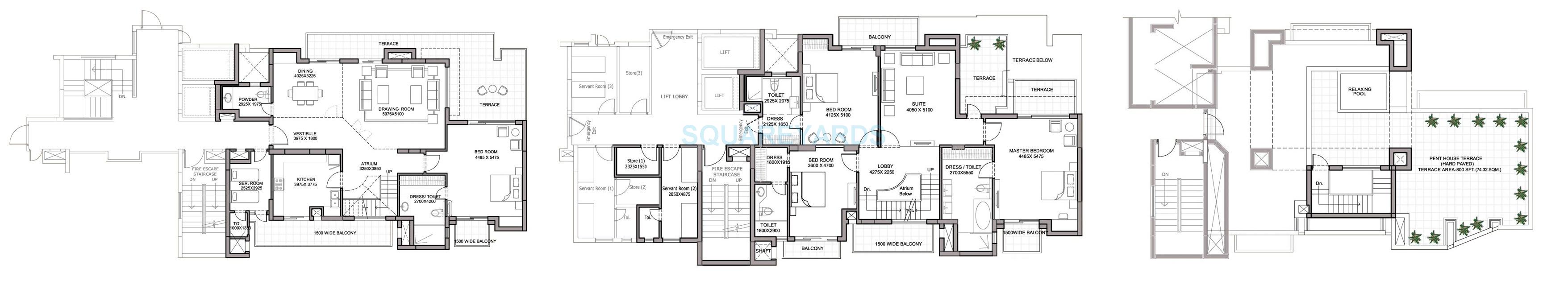 Bestech Park View Spa — floor plan 3