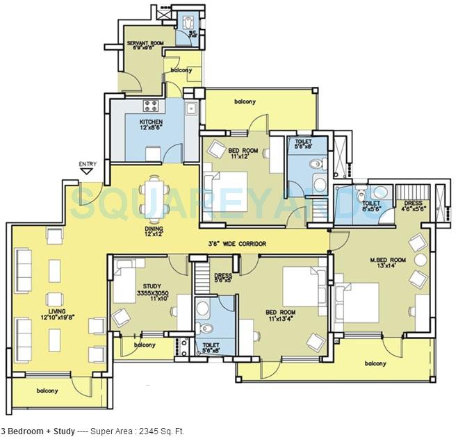 Bestech Park View City 1 — floor plan 2