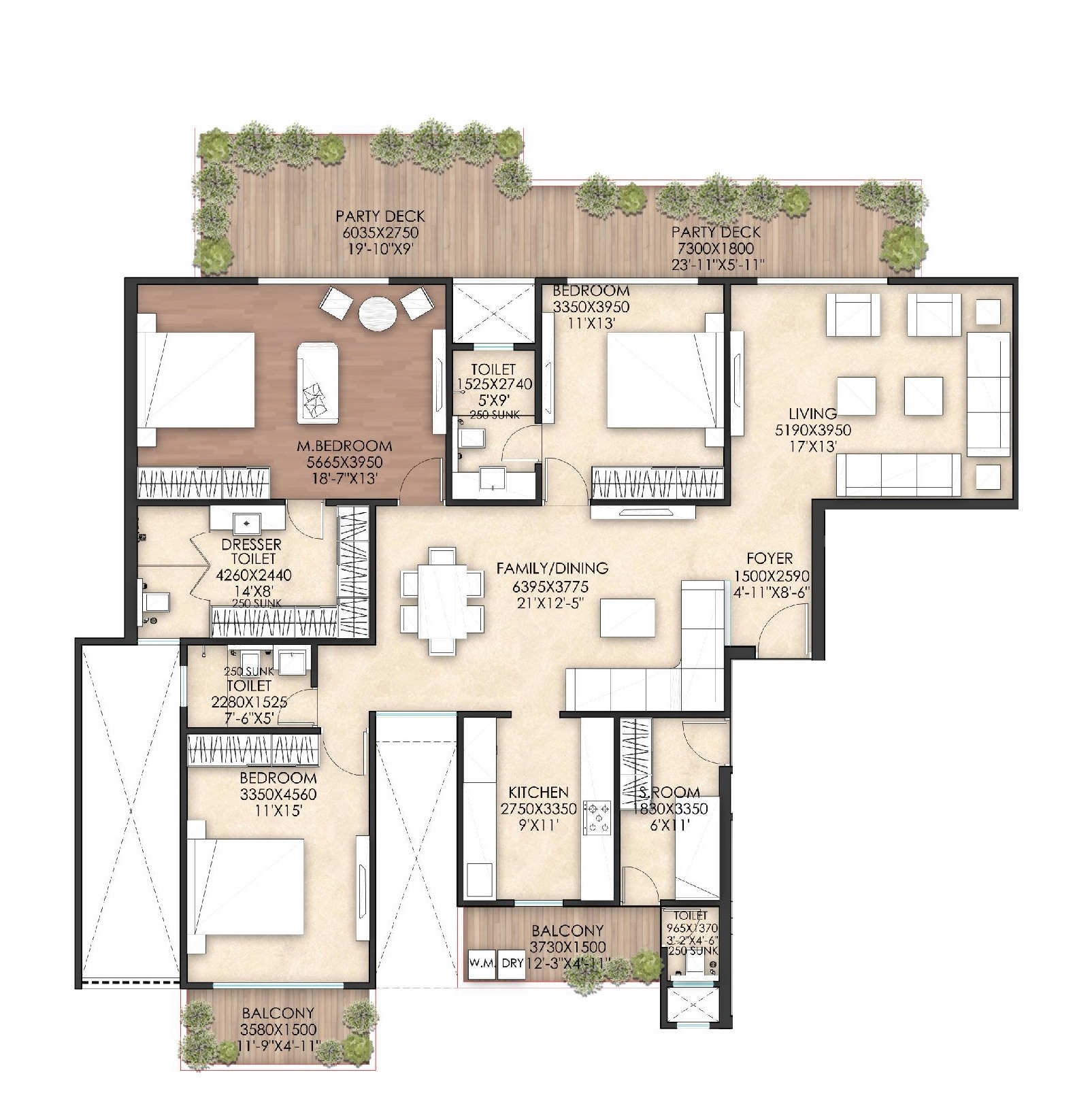 Prateek Verbena — floor plan 3