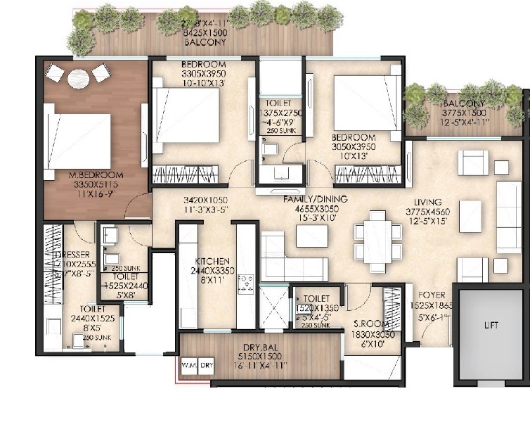 Prateek Verbena — floor plan 5