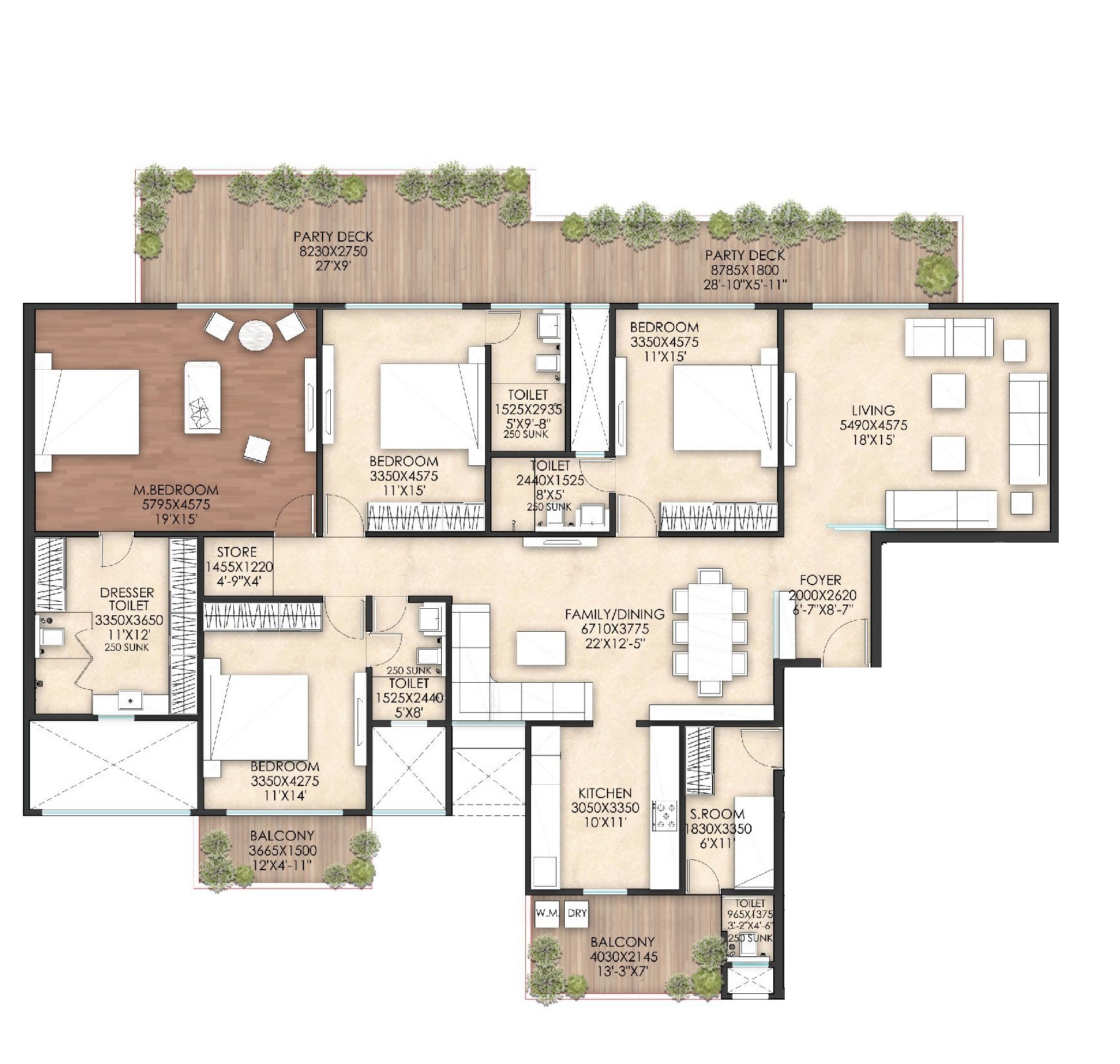 Prateek Verbena — floor plan 7