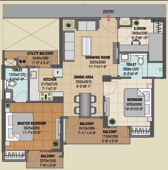 Gaur Castlevania — floor plan 1