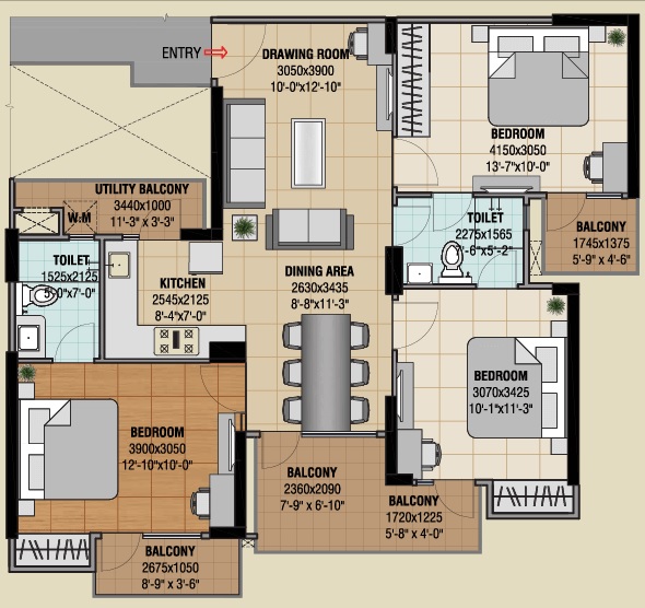 Gaur Castlevania — floor plan 3