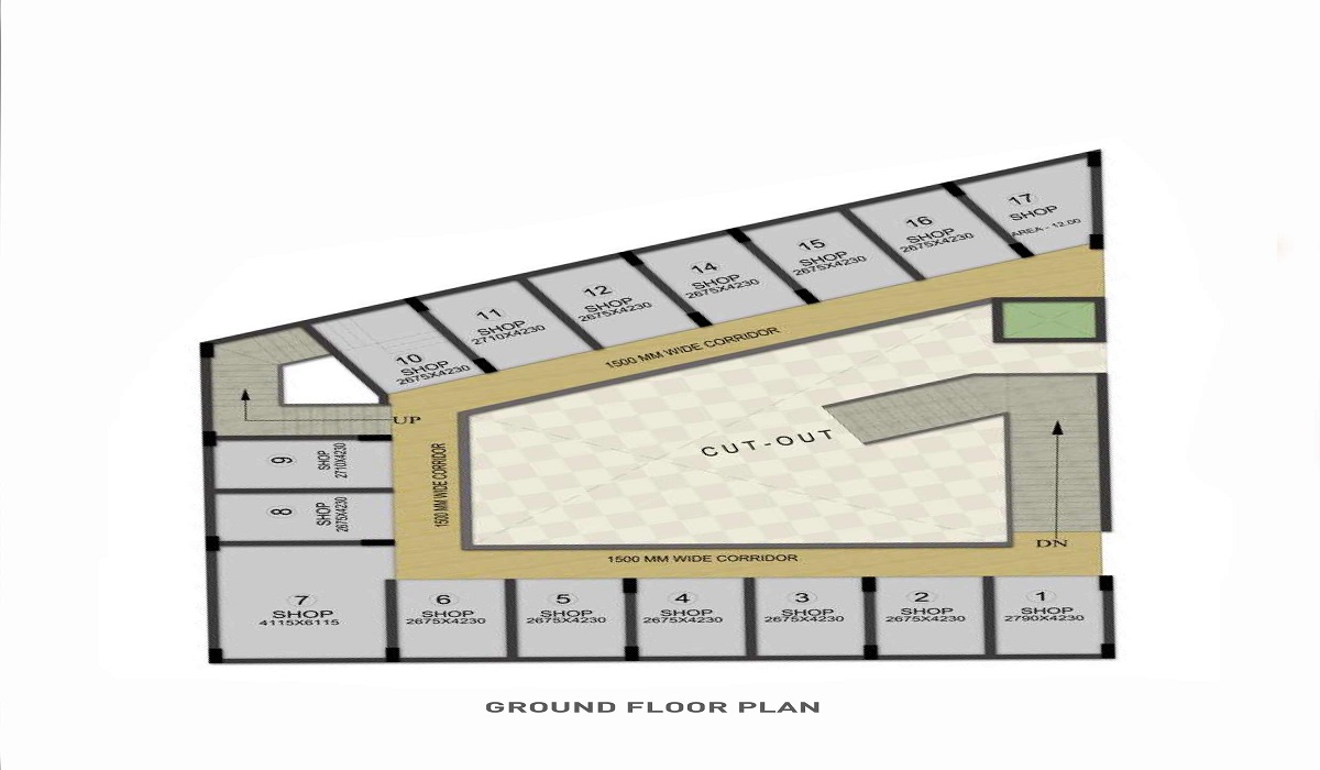Gaur Sportswood Arcade — floor plan 3