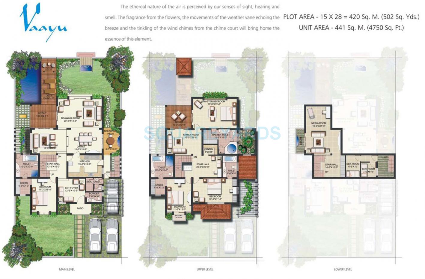 Tatvam Villas — floor plan 3