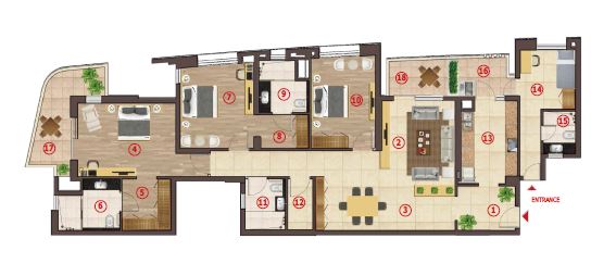 Antara Senior Living Noida Phase 1 — floor plan 3