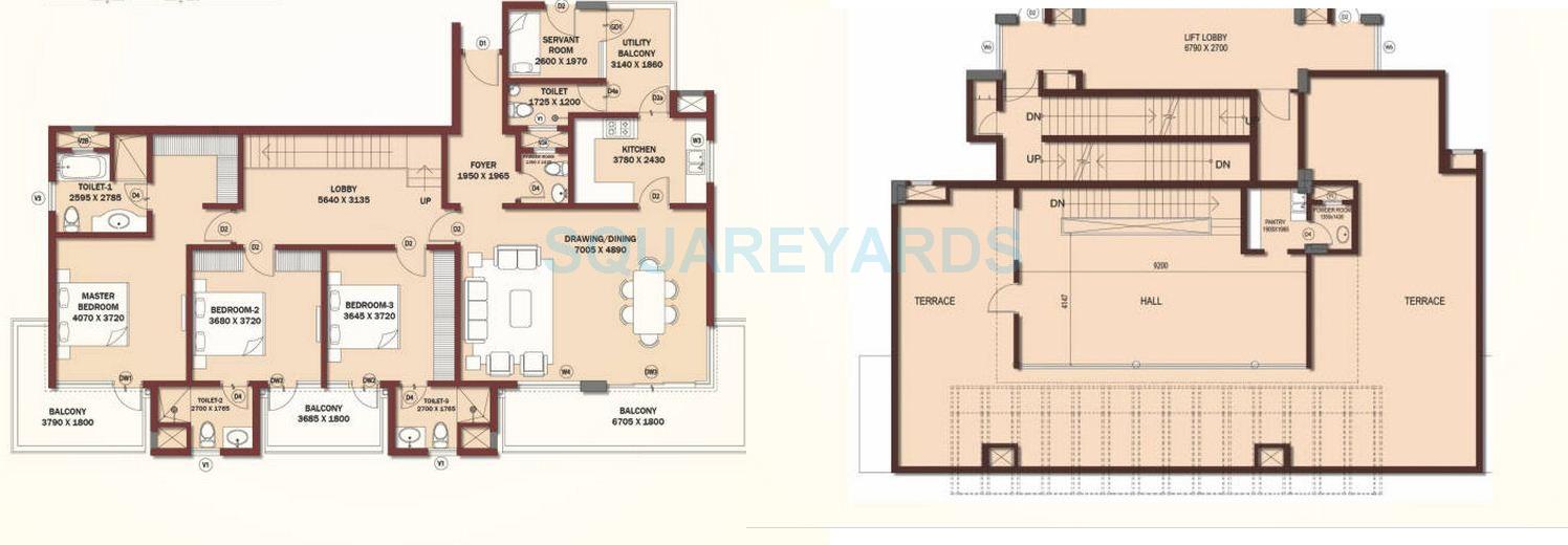 Central Park II-Bellevue — floor plan 1