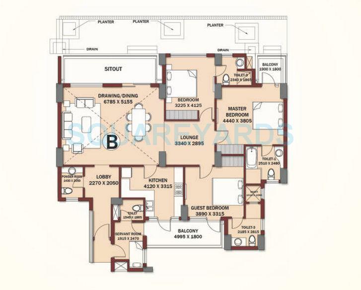 Central Park II-Bellevue — floor plan 2