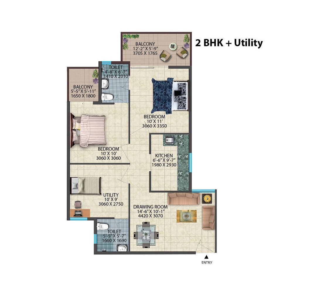 Habitat Residences — floor plan 1