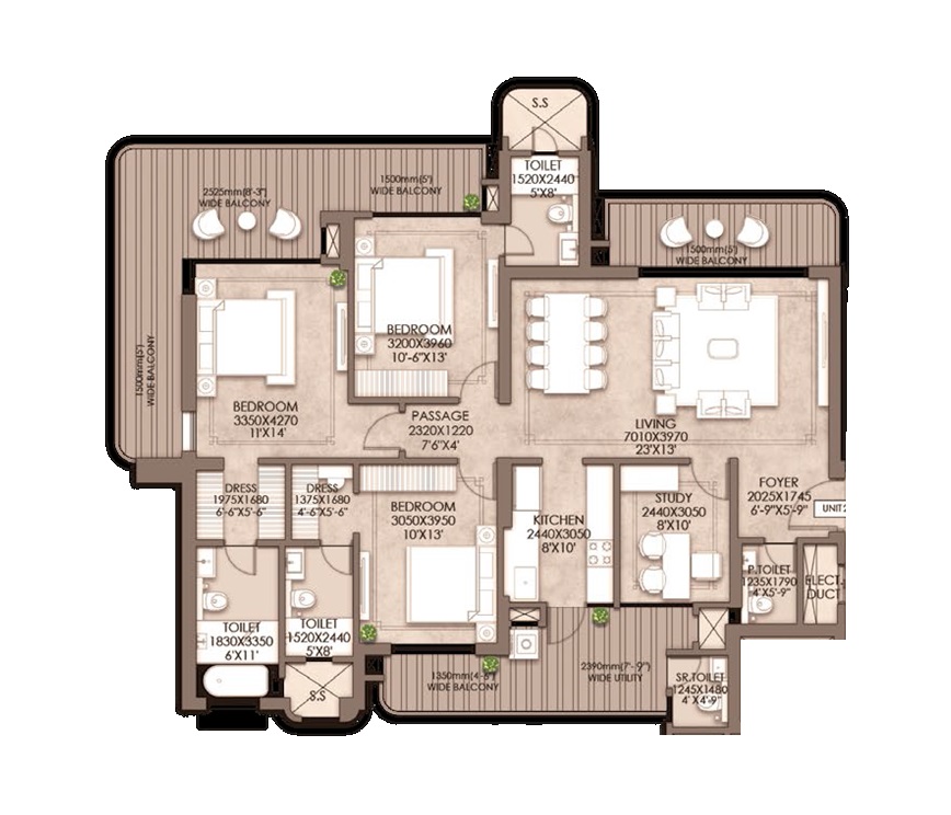 CRC Maesta — floor plan 2