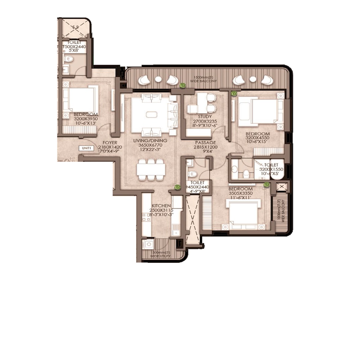 CRC Maesta — floor plan 3