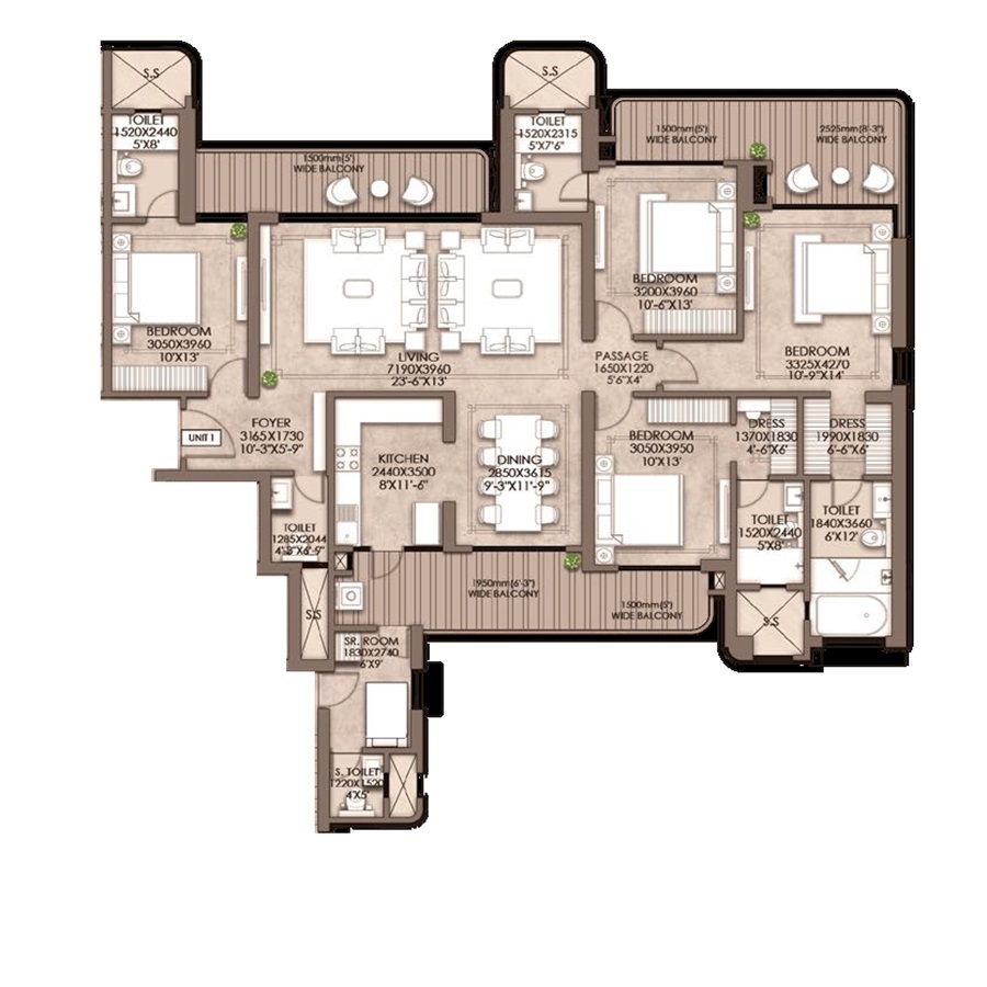 CRC Maesta — floor plan 4