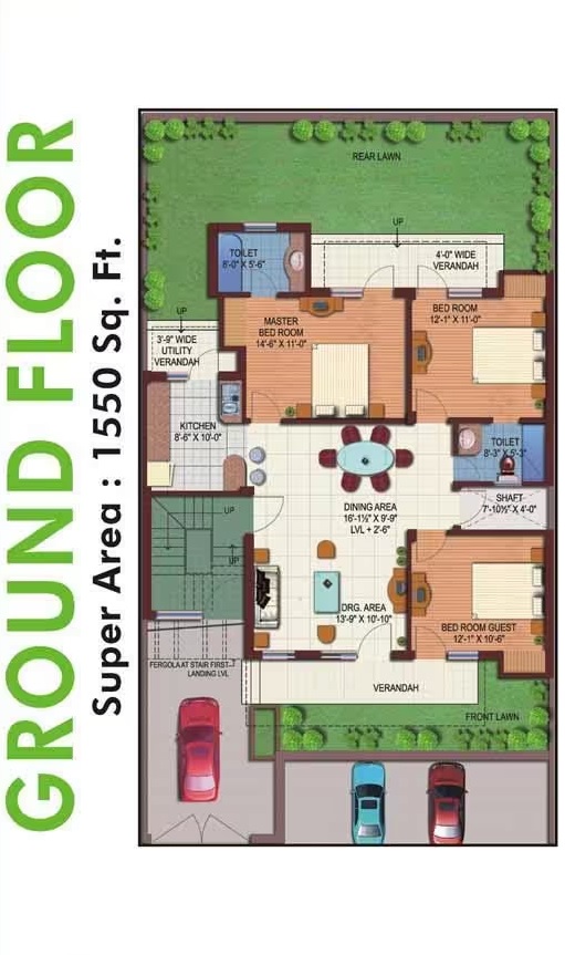 M2K The White House — floor plan 1