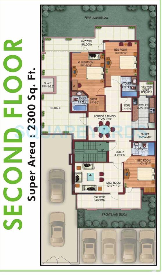 M2K The White House — floor plan 6